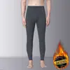 Pantalones Térmicos para Adolescentes, Forrados de Felpa y Engrosados, de Cintura Alta, Pantalones de Algodón de Capa Base Resistentes al Frío Invernal para Estudiantes de Secundaria y Preparatoria
