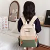 Mochilas de Moda y Sencillas para Niños y Niñas, Bolsas Escolares de Gran Capacidad para Estudiantes de Primaria, Mochilas Infantiles de Bloques de Color Elegantes 2026