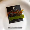 Pasador de Onda Irregular Estilo Coreano para Mujer, Pinza Lateral de Gama Alta, Simple Elegante, Pinza para Flequillo, Pinza de Pato Accesorios para el Cabello