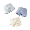 Oso de Café Negro Caja de 3 Piezas Juvenil 7A Algodón Antibacterial Calzoncillos tipo bóxer para Niños Dibujos Animados Niños Niñas Shorts sin Costuras