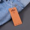 Impresión al por mayor de etiquetas colgantes, marcas de ropa, diseño de logo personalizable, etiquetas de talla para zapatos y sombreros, etiquetas para juguetes