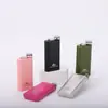 Estilo Acampamento ao Ar Livre Metal Aço Inoxidável Garrafa de Vinho Portátil Russa Retangular Garrafa de Vinho Branco Mini Conjunto de Vinho Presente Atacado
