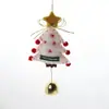 Árbol de Navidad Grande de Fieltro de Lana Decoración Colgante de Regalo Colgante Pequeño Coche de Navidad Colgante Decoración Navideña Colgante de Campana