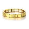 Pulsera Modular 2026 Venta Caliente Transfronteriza Joyería de Acero Inoxidable Italiana Europea Americana Pulsera No Se Desvanece Adornos para Mano de Hombres y Mujeres