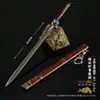 Arma Fría Modelo de Arma Artesanía Totalmente Metálica Adornos Espada Longquan Espada Zixiao Cuchillo de Anillo Modelo de Arma de Juguete