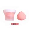 Maquillaje de belleza de melocotón, huevos, no comer polvo, planeta caja, esponja de melocotón, borla de maquillaje, remojar en agua, volverse grande, sin látex, venta al por mayor