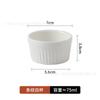 Tazón de Cerámica para Pudín Tazón para Hornear Tazón para Hornear Taza para Pudín Taza para Hornear Taza para Pastel Postre Tazón para Helado Tazón para Soufflé Tazón con Rayas de Mimbre