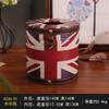 Nova Caixa de Lenços de Papel Estilo Britânico, Caixa de Guardanapos Criativa Retrô Estilo Europeu, Cilindro Porta-Lenços de Papel, Armazenamento Bandeira Union Jack