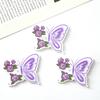 Estilo Coreano Fofo Borboleta Flor Desenho Animado Broche Acrílico Emblema Joia Patch DIY Grampo de Cabelo Acessórios de Cabelo