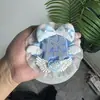 Chen Zheyuan (Yuan) Celebridad Hecha a Sí Misma Colgante de Bolso Qihang Mini Abanico Reflectante Etiqueta de Nombre Set Completo Terminado Hecho a Mano