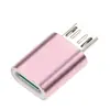 Adaptador de dados de carregamento de celular v8 para tipo c mãe metal liga de alumínio