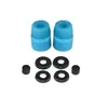 Amortecedores para Skate, Acessórios de Suporte para Skate de Brinquedo de Quatro Rodas Duplamente Curvados, Conjunto de Pastilhas de PU, Acessórios para Fish Board, Pastilhas de Alta Elasticidade