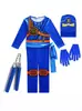 Fantasias de Halloween Lego Ninjago para Crianças Cosplay Roupas de Anime Fantasias de Performance Lego Ninjago