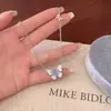 Collar de Mariposa Degradado de Temperamento de Hada Súper Cadena de Clavícula Dulce Atmósfera de Verano para Mujer Cadena de Clavícula de Temperamento de Nicho