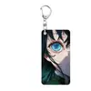 Llavero Colgante de Tarjeta Transparente Acrílica de Demon Slayer con Ojos Brillantes, Regalos al por Mayor para Convenciones de Cómics, Regalos Creativos de Año Nuevo