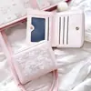 Mini Billetera Corta Estilo Coreano para Mujer 80% de Descuento Hebilla de Presión Cuero Suave Billetera para Monedas Bolso de Mano para Mujer Portatarjetas