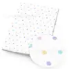 Coração Colorido Xadrez Flor Digital Impressão Poliéster Algodão Fino ou Tecido à Prova d'Água DIY Bolsa Toalha de Mesa Roupa 1Yc74847