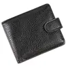 Carteira Masculina Novo Modelo Transfronteiriça, Porta-Cartões Estilo Curto, Grande Capacidade, Couro PU, Sensação de Alto Padrão, Carteira com Múltiplos Porta-Cartões para Homens