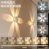 Luminária de parede magnética sem furos, com sensor de movimento, sem fio, recarregável, luminária de parede para quarto, abajur de cabeceira, luminária para corredor de hotel