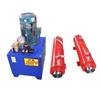 Máquina perforadora hidráulica multiusos para construcción, roscado de tuberías de carretera, paso pequeño, escariador portátil, máquina elevadora de tuberías eléctrica con arrastre inverso