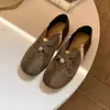 Estilo retrô de nicho! Sapatos femininos planos estilo balé com elástico coreano para outono e inverno, sapatos Mary Jane simples de couro