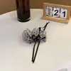 Presilha de Garra de Organza Estilo Coreano com Efeito de Alto Volume, Presilha Avançada de Cabelo com Bolinhas Nuvem, Doce Acessório de Cabelo para a Parte de Trás da Cabeça, Ornamento de Cabelo Feminino