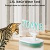 Dispensador de Água Transparente para Pet com Filtro Máquina de Água Viva para Gato Alimentador de Água para Pet Dispensador de Água Móvel Dispensador de Água para Cachorro