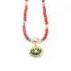 Colgante de Vidrio Imitación Jade Aleación Calabaza Auspiciosa para la Fortuna y la Paz Accesorios Hechos a Mano DIY Joyería al por Mayor Materiales y Componentes