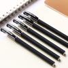 Caneta Gel Fosca 380 Preto Carbono 0.5mm Caneta à Base de Água para Estudar, Exames, Escrita, Papelaria, Reuniões e Material de Escritório