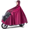 Impermeable para Vehículos Eléctricos 2026 Modelo Nuevo, Poncho de Lluvia Largo de Cuerpo Completo para Motocicleta y Patinete Eléctrico, Impermeable para Hombres y Mujeres