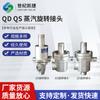 Junta rotatoria tipo Q bidireccional unidireccional QD/QS-G alta temperatura y alta presión 360 grados a través de vapor aceite de transferencia de calor 6 minutos 1 pulgada 2 pulgadas