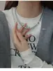 Collar de Perlas de Vidrio para Mujer 2026 Nuevo Popular Cadena para Clavícula Cadena de Suéter Multicolor de Gama Alta Venta al por Mayor