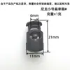 Hebilla de resorte de plástico, accesorios para equipaje, hebilla cilíndrica para cuerda, tope de cuerda, hebilla ajustable, accesorios para ropa - Suministro directo del fabricante