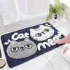 Alfombra de Piso para Sala de Estar de Cachemira Sintética para Animales Pequeños Transfronteriza Antideslizante Fácil de Cuidar Felpudo de Entrada Antideslizante Alfombrilla Absorbente para Baño