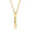 Celebridad de Internet Collar Mobius para Hombre Moderno ins Simple Hip-Hop Colgante para Hombre Diseño de Nicho Cadena Espiral para Suéter