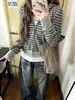 Jeans Lavados Retro Americanos con Pierna Ancha y Corte Recto, Cintura Alta, para Mujer, Otoño 2026, Nuevos, Pantalones de Pierna Ancha