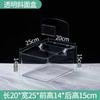 Caja de Plástico Blanca, Rectangular, para Olla Picante Caliente, Caja de Juguetes para Jardín de Infancia, Caja de Exhibición para Selección de Alimentos, Caja de Almacenamiento Engrosada con Tapa