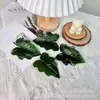 Hojas de Lluvia Artificiales, Flores Artificiales, Flores de Seda Artificiales, Plantas Verdes, Accesorios de Plástico para Bricolaje, Hojas Simuladas, Enredaderas Artificiales