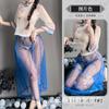 Encantadora túnica antigua de conejo, ropa interior sexy para mujer, uniforme Hanfu de pasión, tentación, coqueteo, pijama de cama caliente 2057