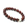 Pulsera de Sándalo de 8 mm de un Círculo para Mujer Zen Artística Retro Pulsera de Palo de Rosa Pulsera de Cuentas de Buda para Hombre