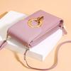 2022 Nuevo Bolso para Teléfono Móvil de Cuero Genuino para Mujer Bolso Cruzado Pequeño a la Moda Vertical Versátil Bolso para Teléfono Móvil Nuevo Mini Bolso Pequeño