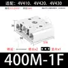 Base de Válvula Solenoide 4V Conecta Múltiple 100M/200M/300M/400M Placa de Múltiple Neumático 1F25F Serie Completa