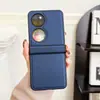 Padrão de couro de três seções Morandi para capa de celular Huawei P50poctket/S para Motorola 40ULTRA