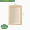 Moldura de Madeira Sólida Ultra-Leve para Quadro de Argila Criativo Feito à Mão Material DIY Moldura de Madeira Moldura para Foto de Argila Moldura Vazia Exibição de Trabalho com Argila Colorida