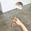 Espátula de Acero Inoxidable 316, Espátula para Champiñones, Espátula de Cocina con Mango de Nogal, Cuchara para Freír, Utensilios de Cocina para el Hogar, Soporta Personalización