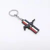 Chaveiro de metal modificado para carro JDM NOS HKS pingente de liga de zinco para Toyota Honda