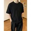 Camiseta Masculina de Manga Curta Refrescante de Secagem Rápida 2026 Novo Estilo de Verão Toque Gelado Respirável para Uso Externo Solta Toque de Alto Padrão para Homens