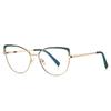 Gafas anti luz azul a juego de color 3100 tirachinas de metal montura óptica estilo moda ins europeas y americanas gafas lisas en stock venta al por mayor