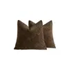 Funda de almohada de textura tridimensional simple, funda de cojín de chenilla de color liso, decoración suave para sofá de sala de estar, funda de almohada vintage