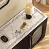 Mesa auxiliar Gabinete de TV Tapete de mesa Gabinete de zapatos Encimera de entrada Tapete protector Lujo ligero Sentido avanzado Impermeable Antideslizante Mantel desechable